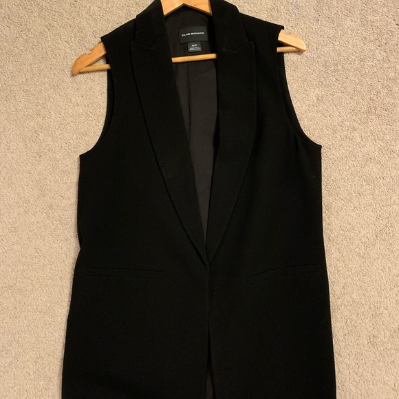 Club Monaco black vest - Picture 3 of 3
